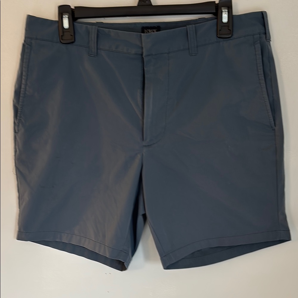 J. Crew Blue Flat Front Chino Shorts